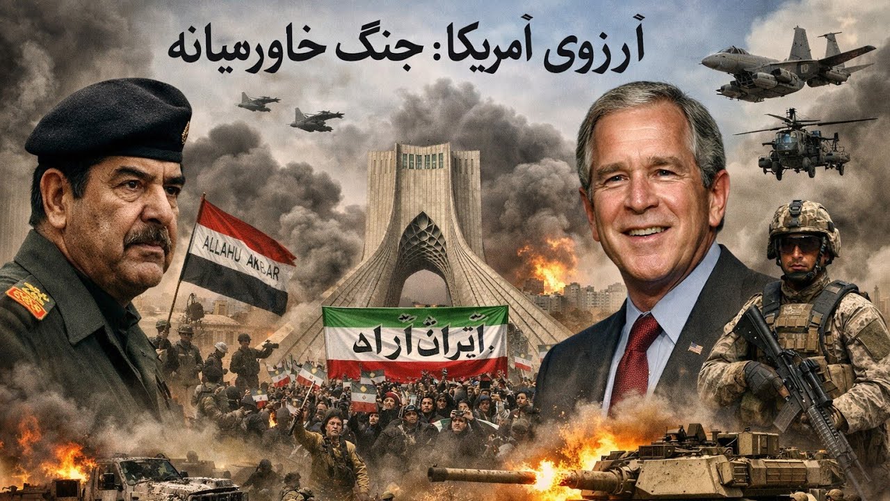 بهترین آپدیت تاریخ HOI4؟! 🤯 | تسلط آمریکا به کل خاورمیانه ابر قدرتی ایران 🖤