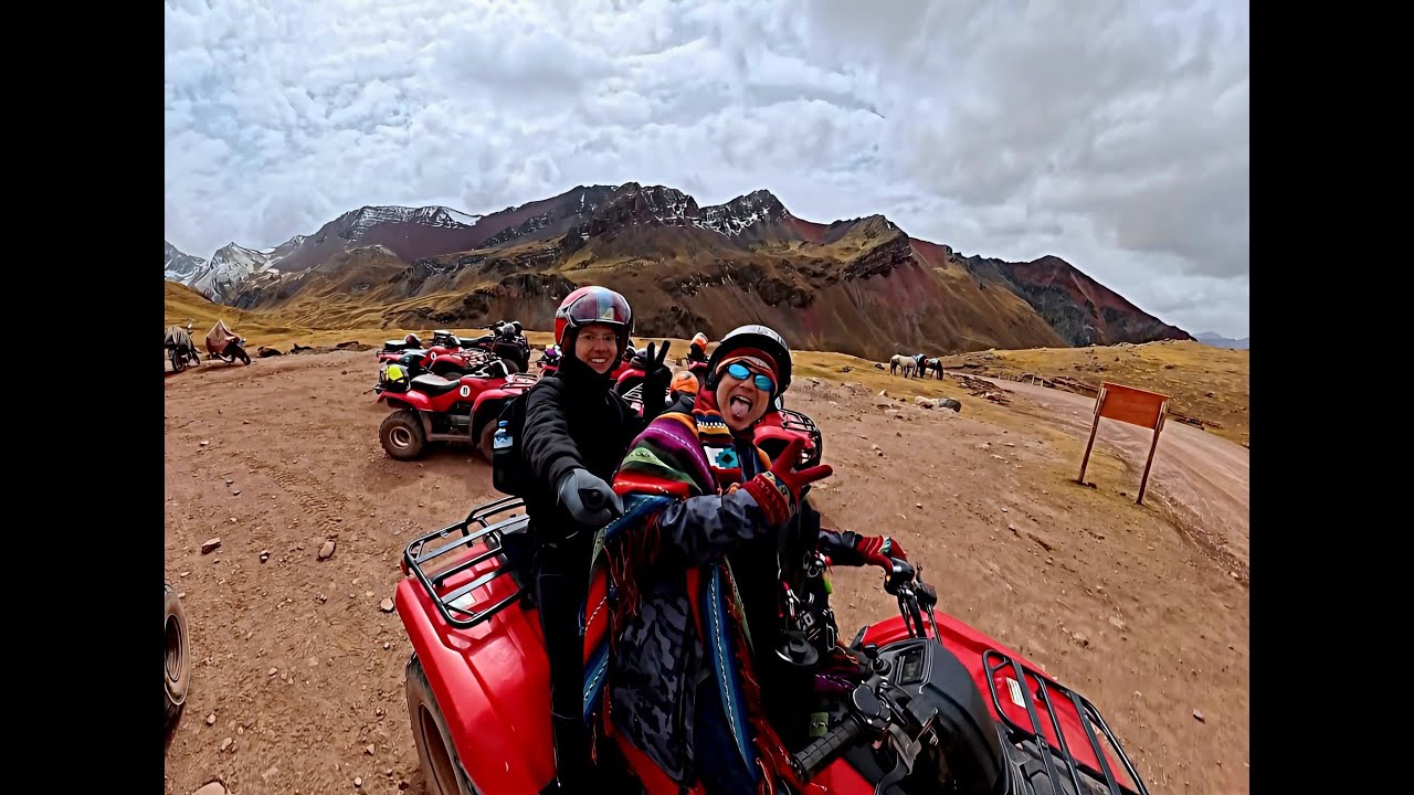 ATV ride to Rainbow Mountain ☀️ Insta360 X5 8K/60fps