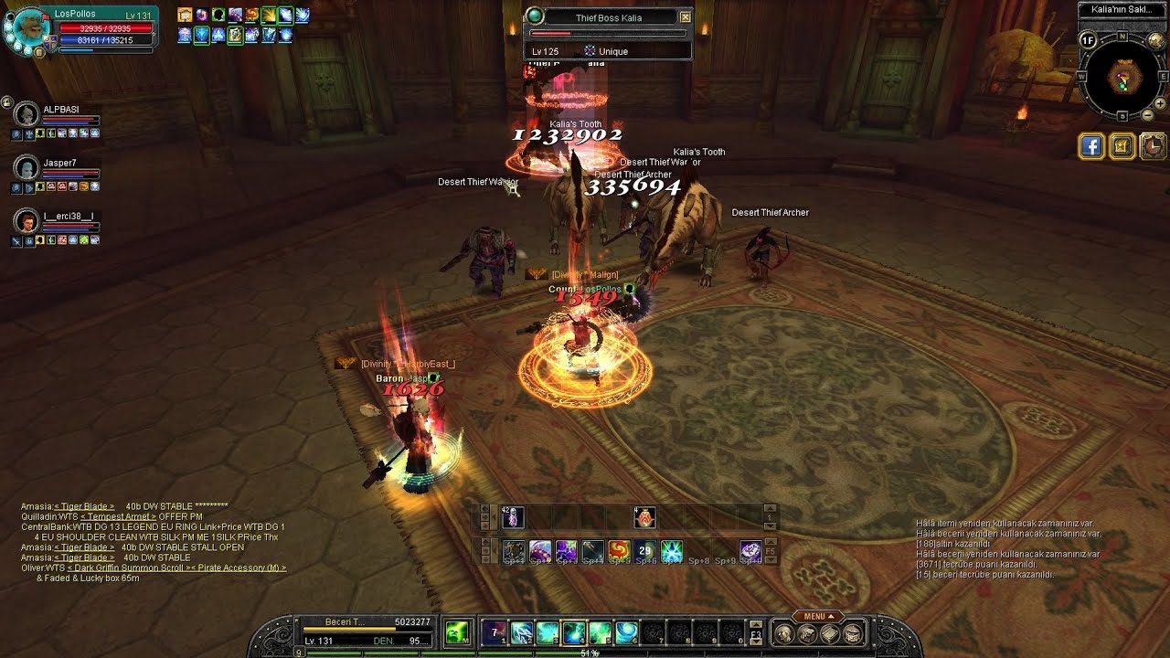 Thief Boss Kalia Kovalamaca - Silkroad Online (Game Sound)