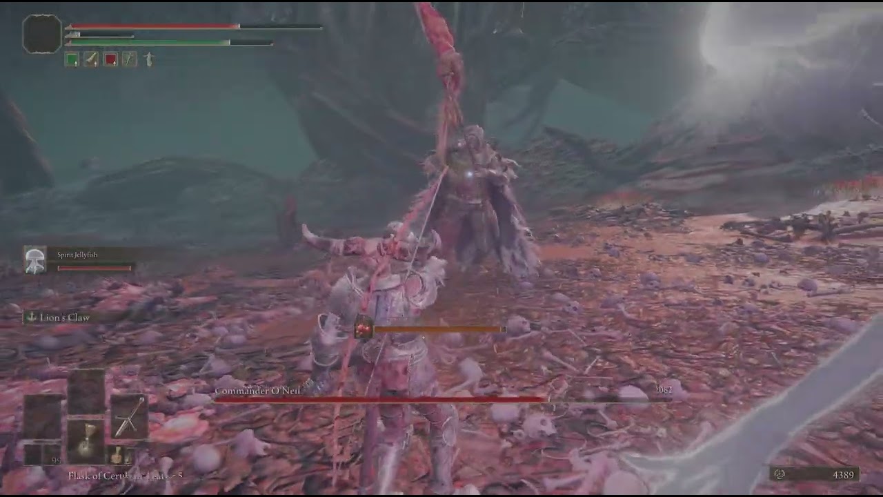 ELDEN RING Commander O'neil 5th try killed at the same time