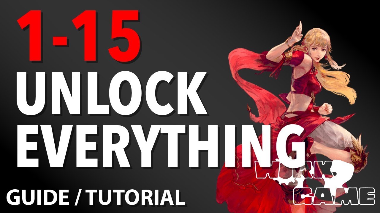 FFXIV Unlock everything level 1-15 [New Player Guide]
