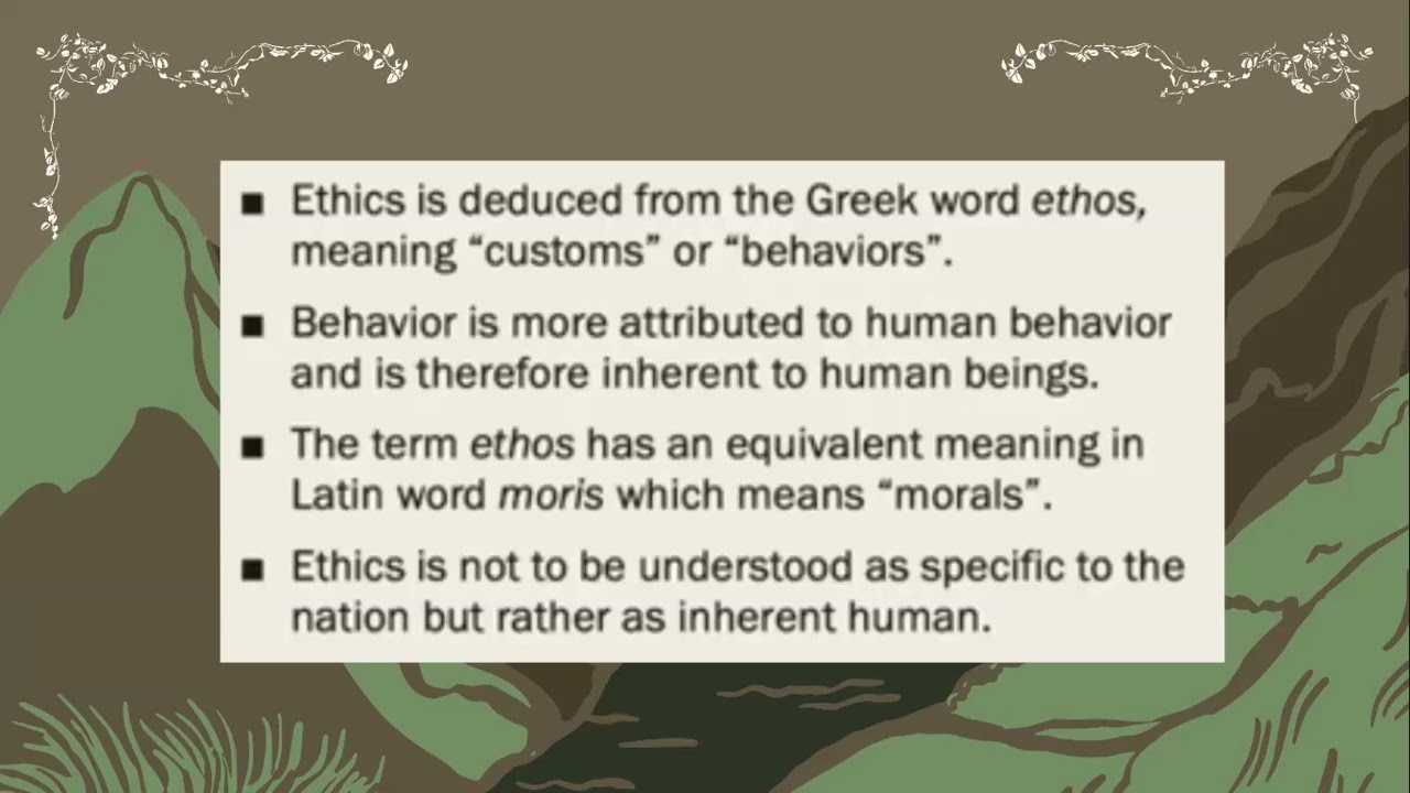 GEC 8 Lecture 1 Introduction to Ethics