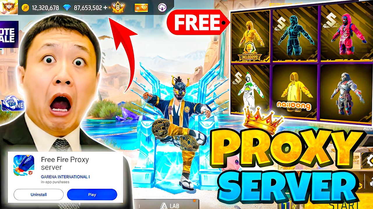 Free Fire Proxy Server Kivabe Khulbo😍 Bangladesh Free Fire Proxy Server✅