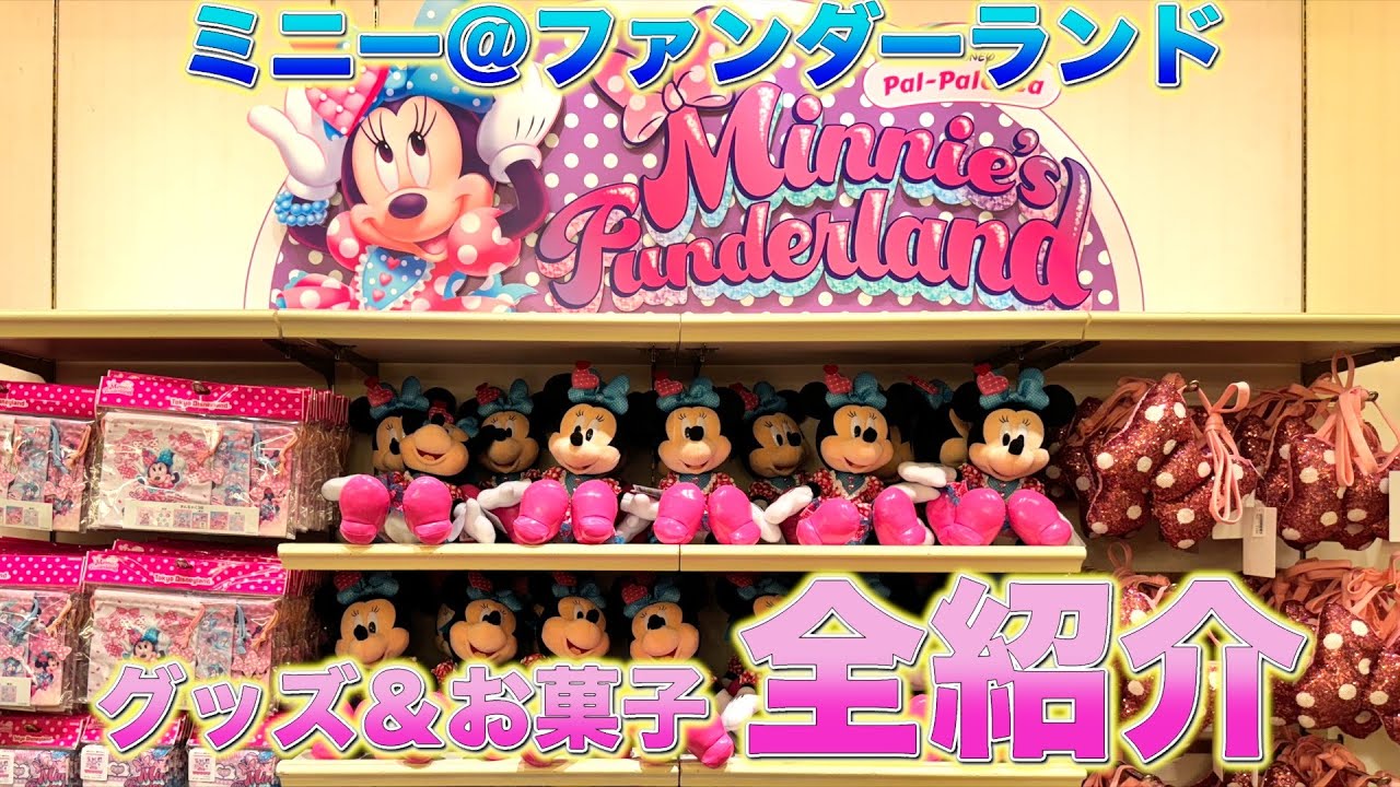 【ディズニー・パルパルーザ】ミニー@ファンダーランドグッズ＆お菓子全紹介！！東京ディズニーランド　2024年1月9日