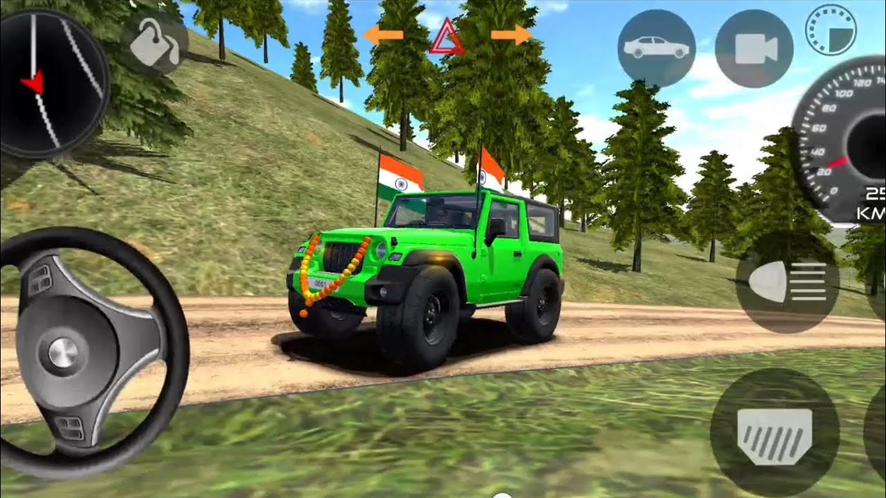 Modified Mahindra Thar😈Games:Indian Green Thar (Gadi Wala Games) Car Game Android Game - #2025