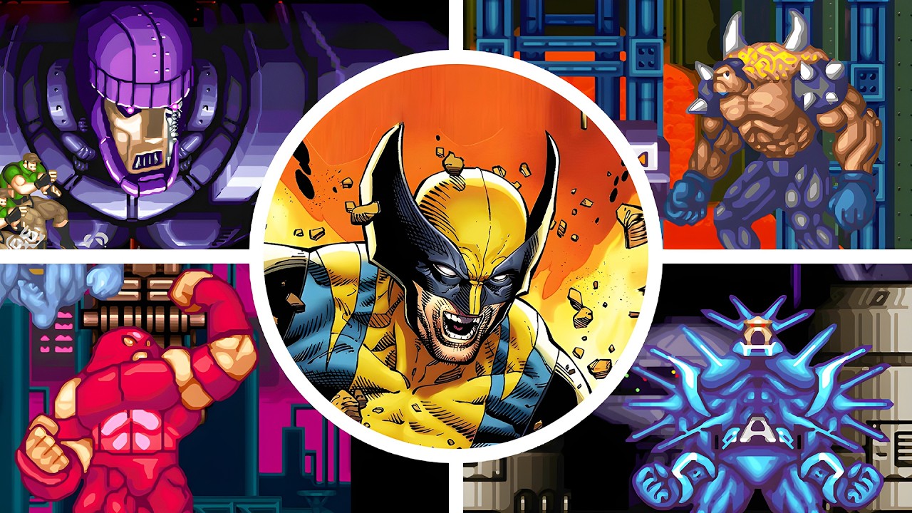 X-Men: Mutant Apocalypse - All Bosses + Endings