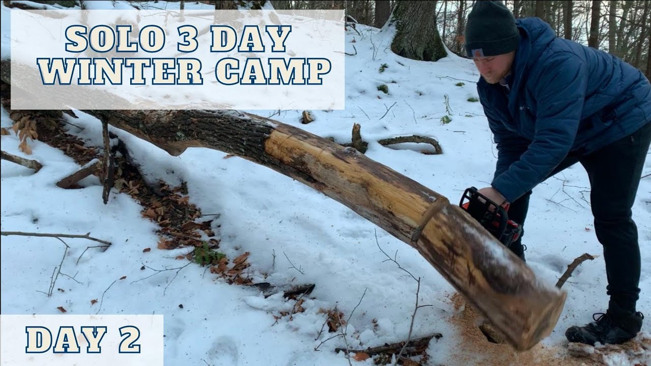 3 Days Solo Winter Camping - Day 2