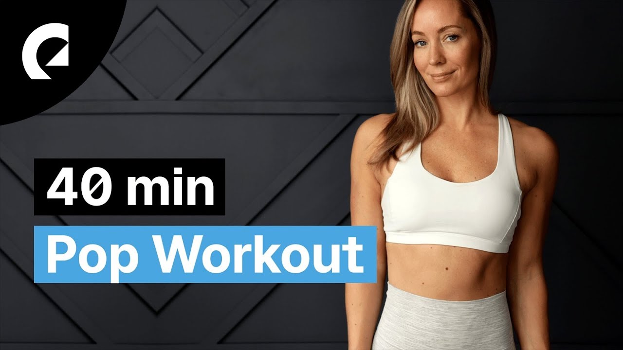 40 min Pop Workout by Heather Robertson - No Jumping HIIT (Extended Version)