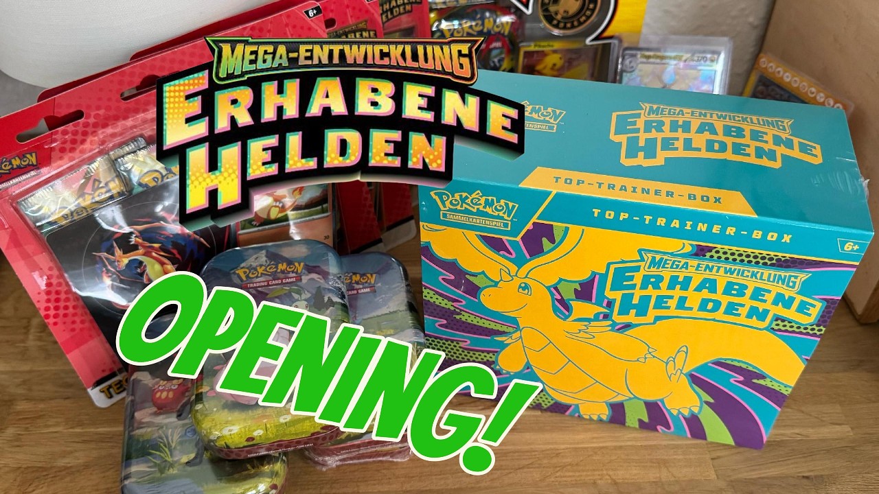 Erhabene Helden Unboxing: Top Trainer Box & Mini Tin geöffnet! 👀