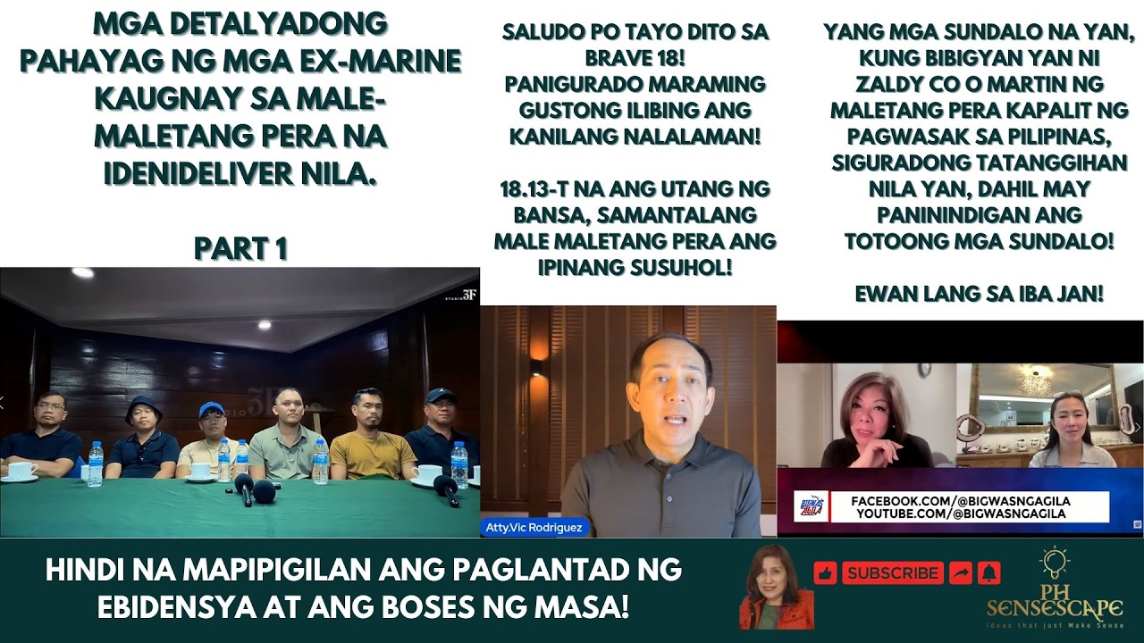 Hindi na Mapipigilan ang Paglantad ng mga EBIDENSYA at ang BOSES NG MASA!