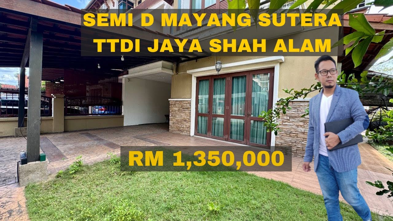 Your Dream Home Awaits: 2.5 Storey Semi-D in TTDI Jaya, Shah Alam – Fully Furnished End Lot!