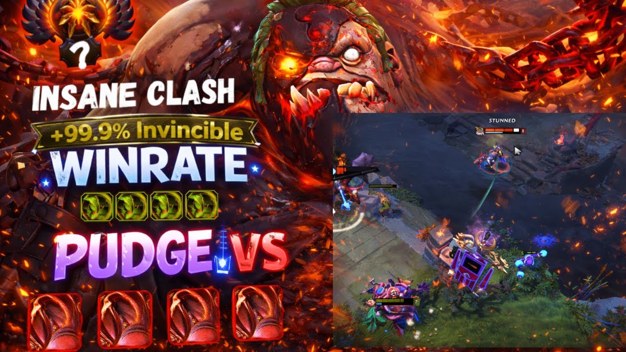 Support Pudge Gameplay – High Tier lobby | DOta Clips