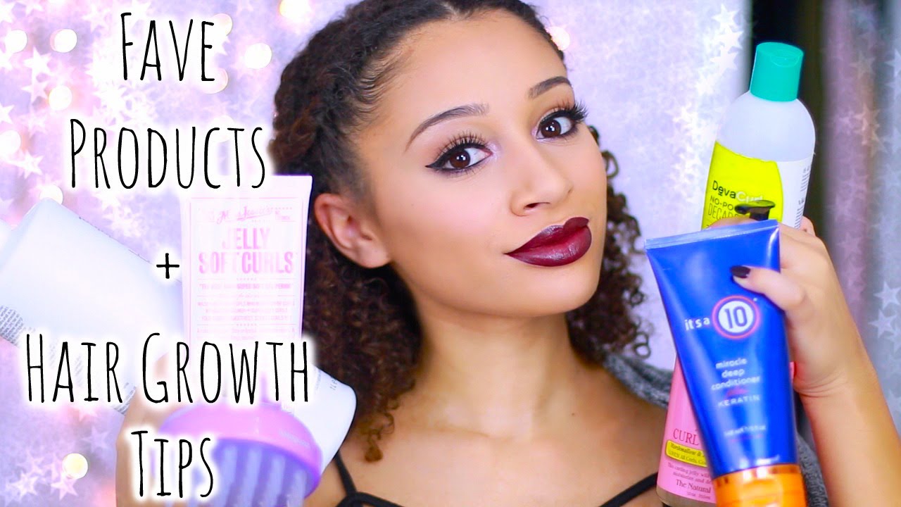 My Favorite Curly Hair Products + Hair Growth Tips!