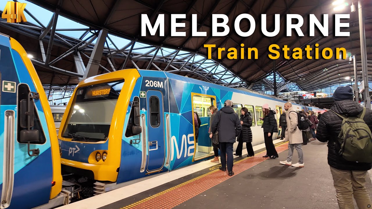 Walkthrough One of Melbourne's Busiest Train Station - Southern Cross Station