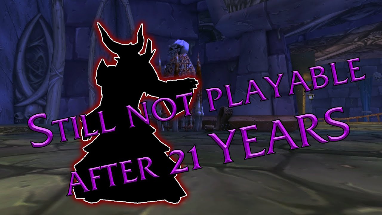 This forgotten CANON World of WarCraft class is still not playable after 21 YEARS