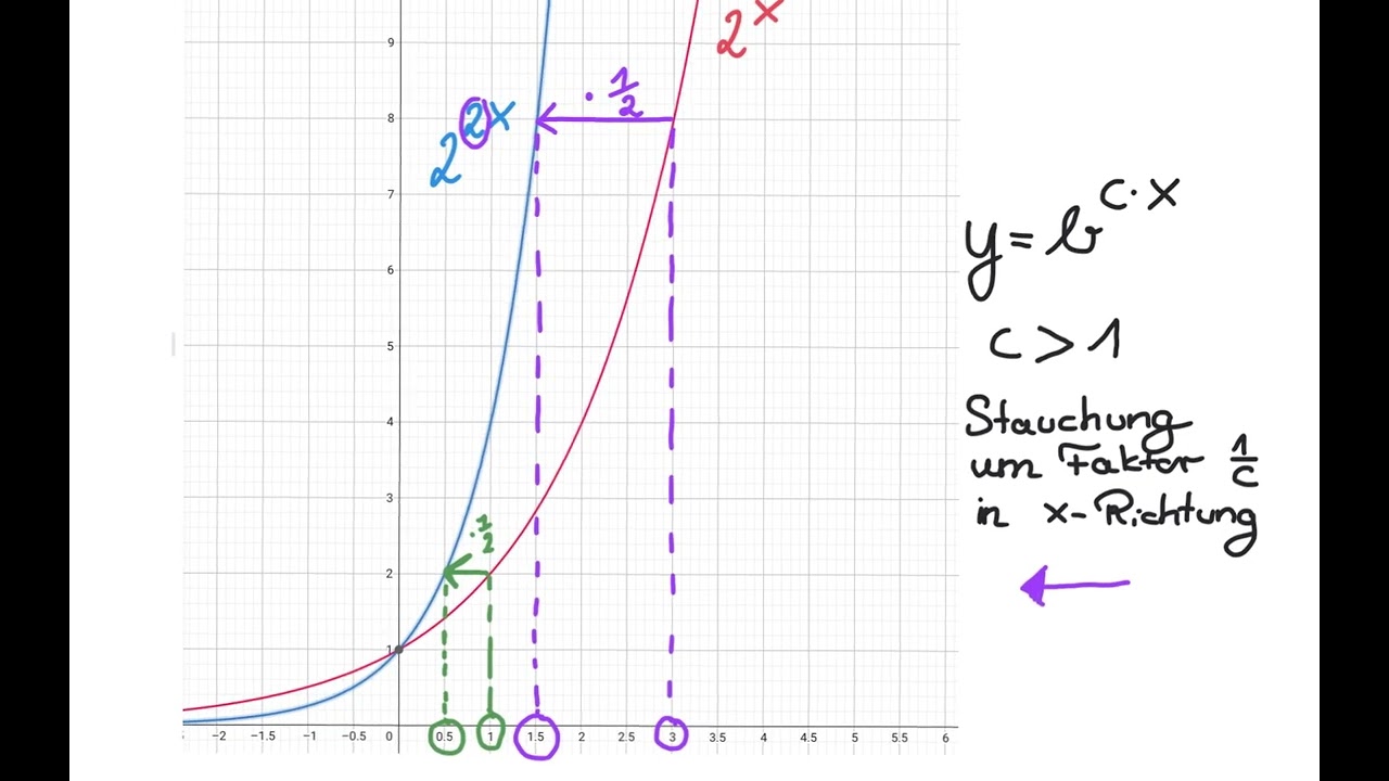 Exponentialfunktionen verändern wie geht das ?