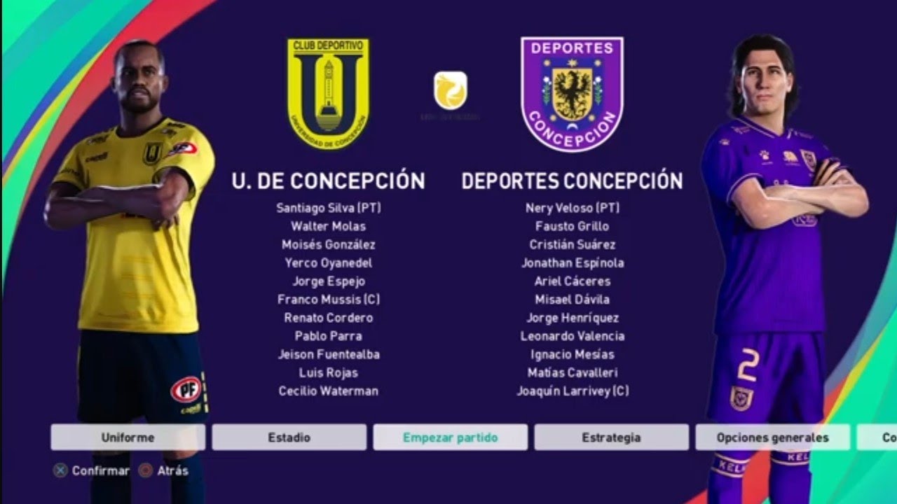 Chile Pes Aura Ps4 /Universidad de Concepción vs Deportes Concepción /Liga Itau 2026