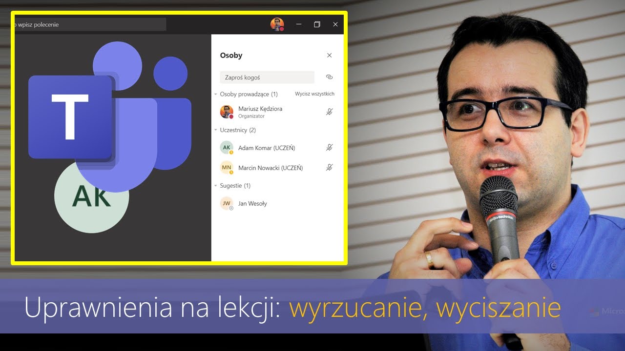 Jak ustawić UPRAWNIENIA dla spotkań online (wyciszanie, wyrzucanie)? [Teams - Praca z kalendarzem]