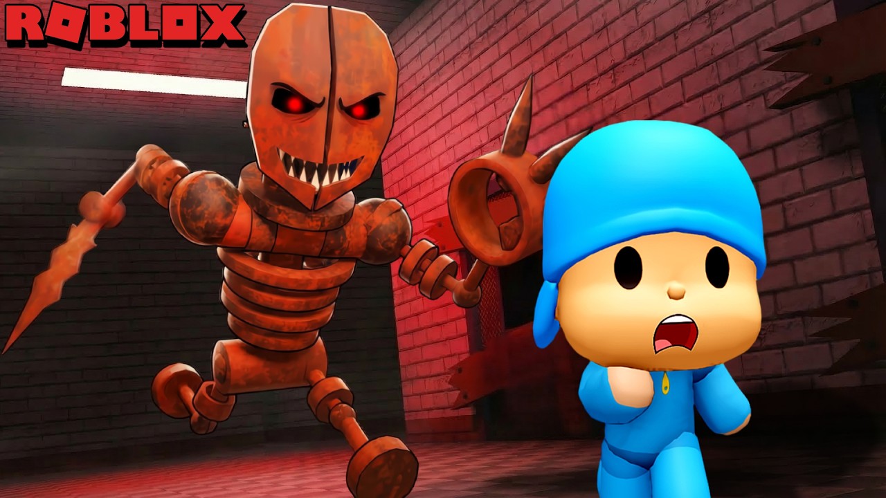 POCOYO ESCAPES MR. NIGHTMARE SCHOOL! (Roblox Obby)