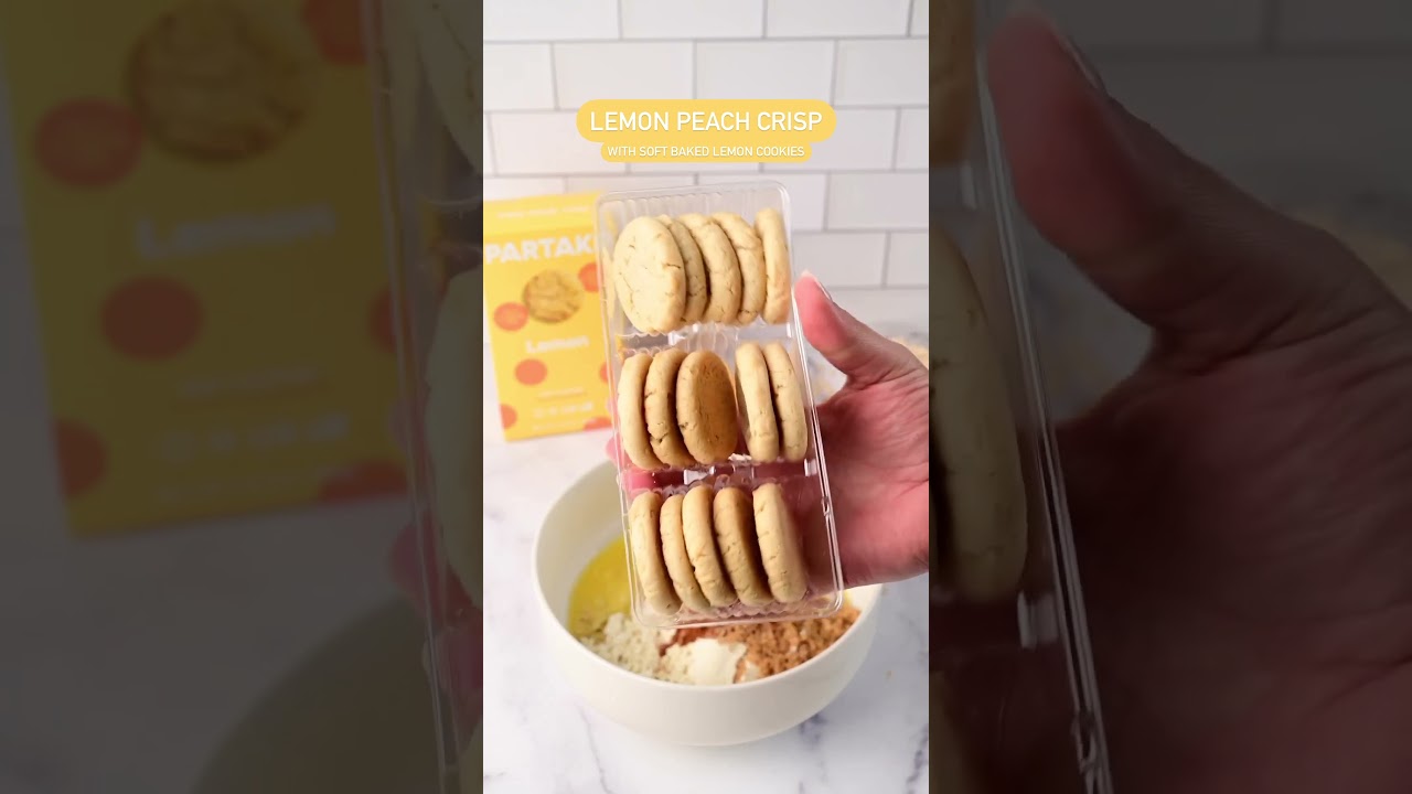 Partake Foods | Lemon Peach Crisp 🍋