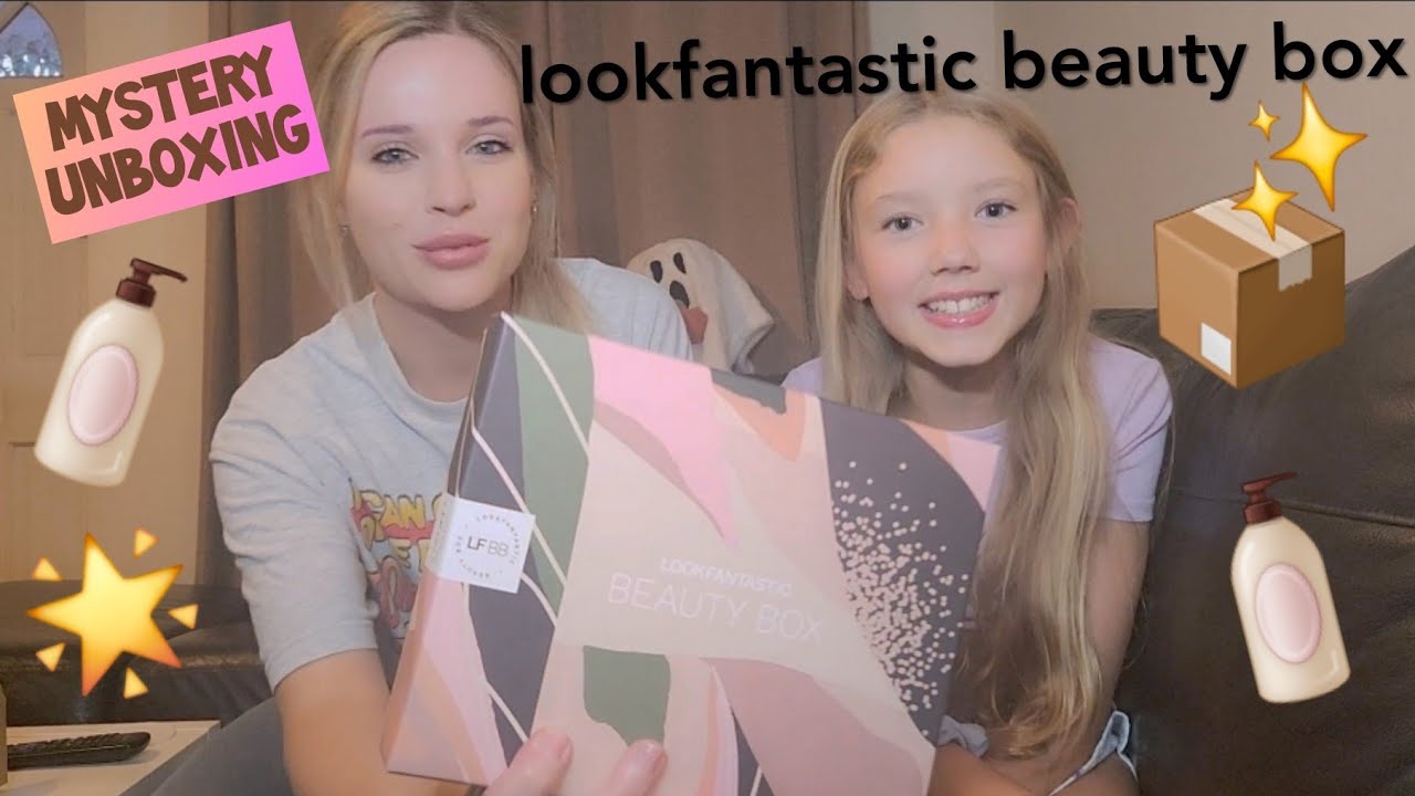 lookfantastic MYSTERY BEAUTY BOX UNBOXING Look fantastic Tik Tok Viral products September 2024