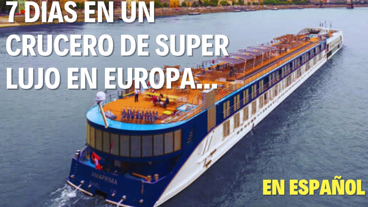 Crucero de rio de lujo por EUROPA, no lo vas a creer #rivercruise