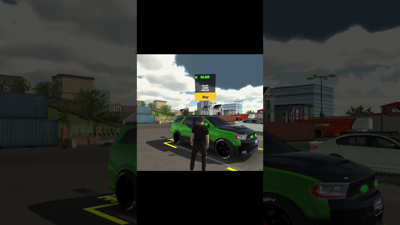 Getting 2018 Dodge Durango SRT in 90,000$ 😂-car parking multiplayer #shorts