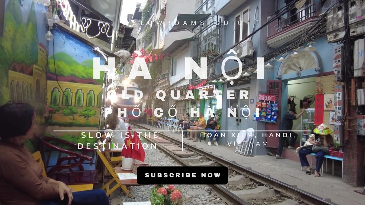 Hanoi, Vietnam - Old Town Afternoon Walk