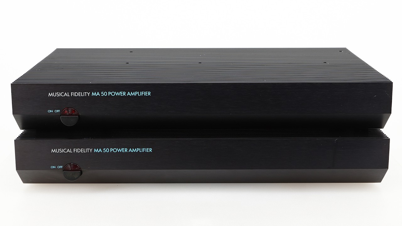 Musical Fidelity MA50 Class A Monoblock Power Amplifiers - Black | 2ndhandhifi