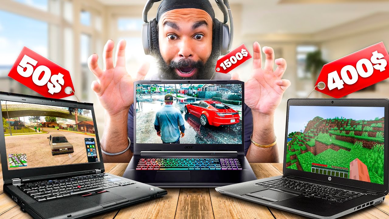 I Bought The MOST EXPENSIVE AND CHEAPEST GAMING LAPTOP !