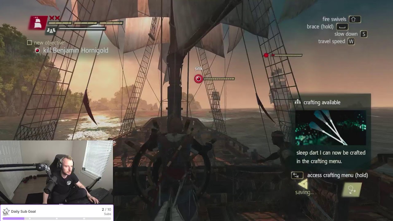 ASSASSIN'S CREED 4 PLAYTHROUGH !donate !social