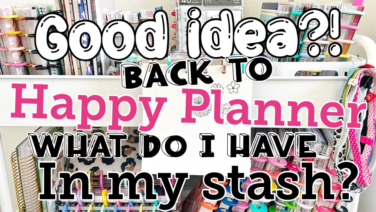 HAPPY PLANNER SETUP | USING UP MY HAPPY PLANNER STASH | CLASSIC HAPPY PLANNER