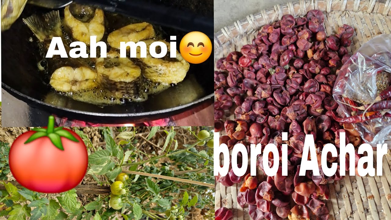 Fish curry Recipe// boroi Achar first time khulai mani ag😊😊