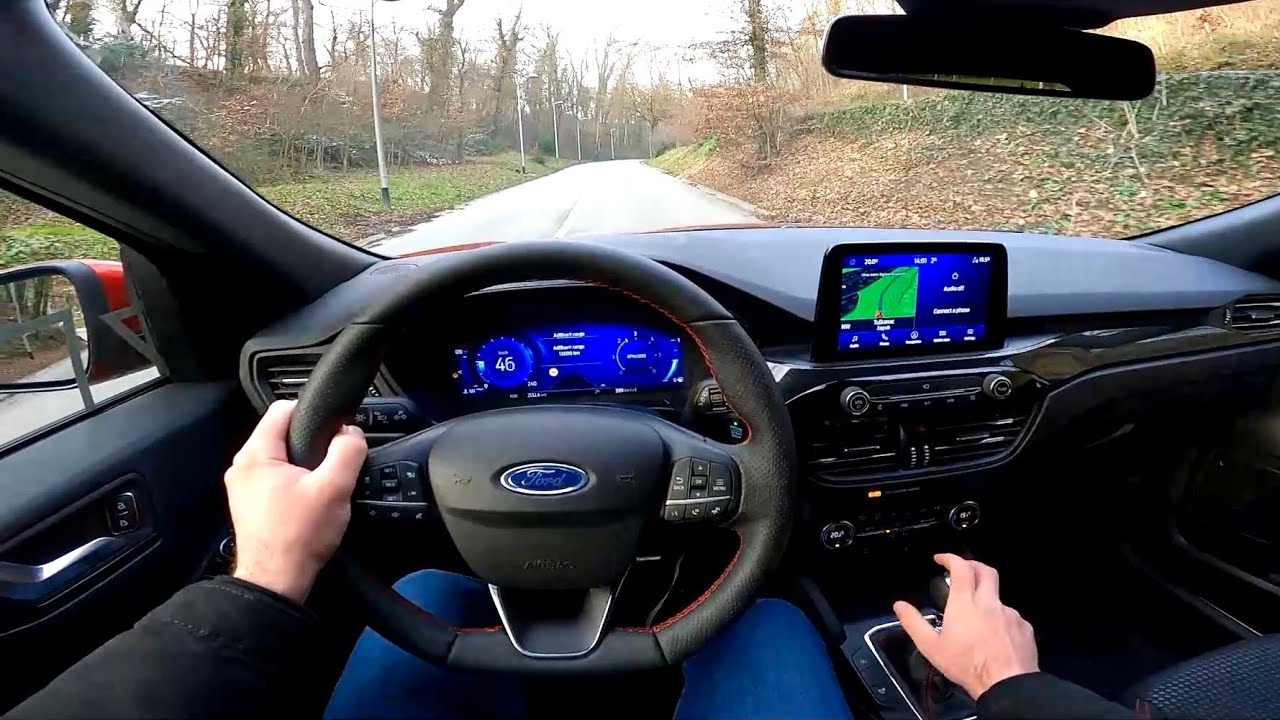Новый FORD KUGA 2021 - POV тест-драйв и ОБЗОР (ST-Line EcoBlue mHEV)