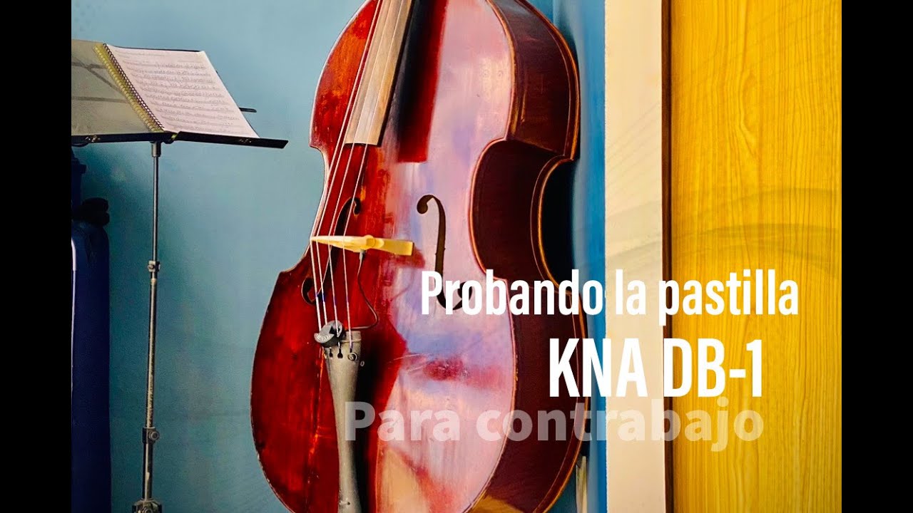 Prueba de la pastilla para contrabajo KN DB1