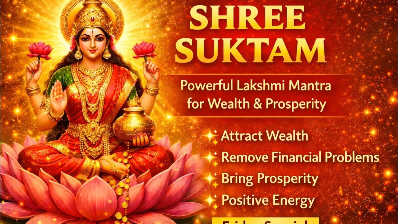 Shree Suktam Path | Attract Money, Success & Positive Energy | Friday Special 