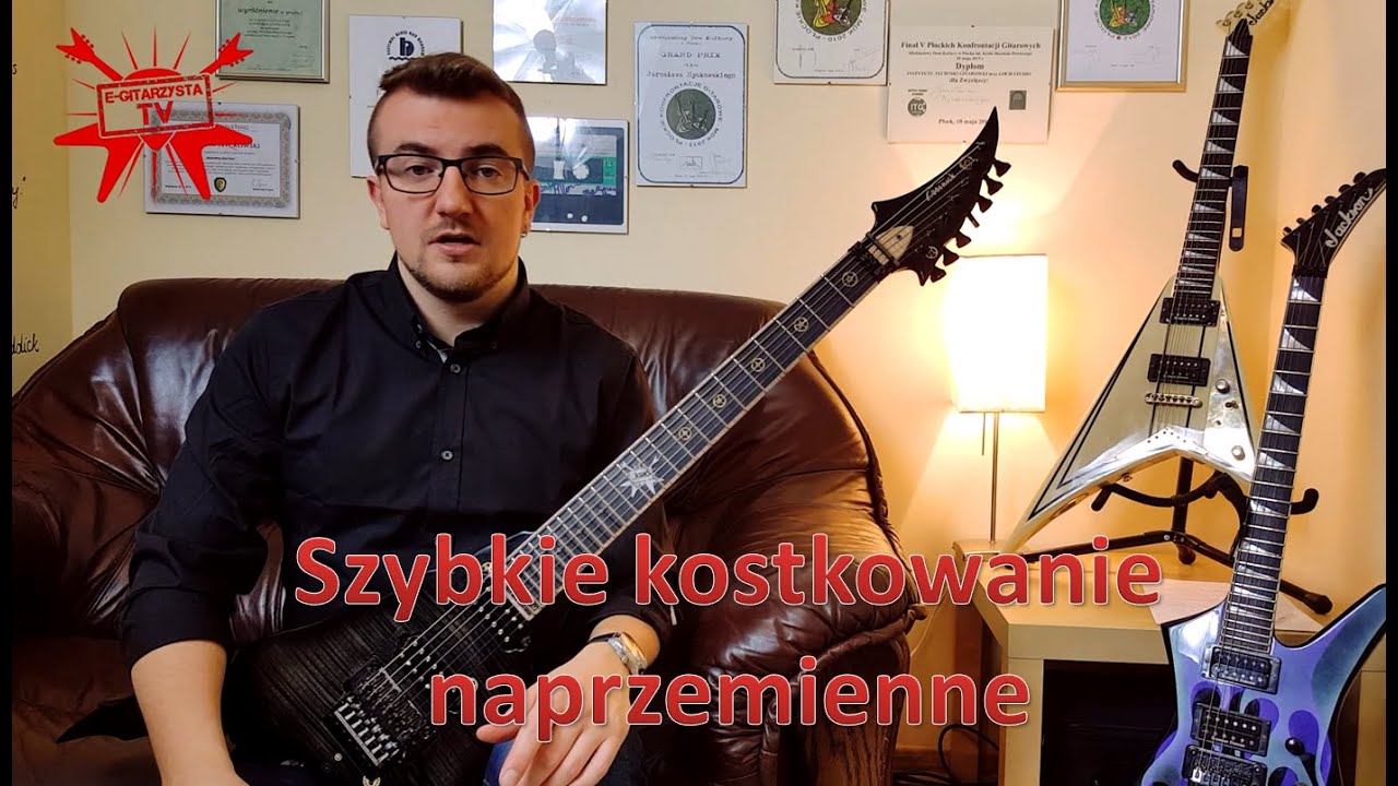 Szybkie kostkowanie naprzemienne - jak je opanować? - e-gitarzystaTV