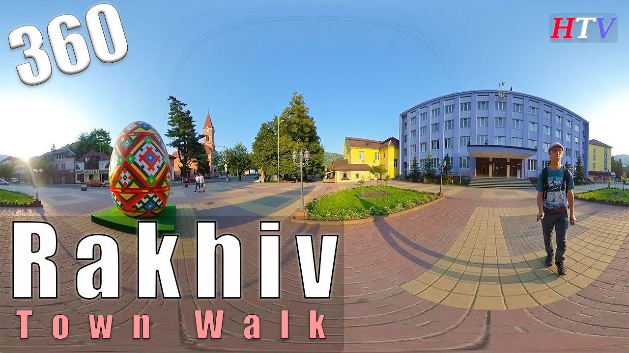 360VR Rakhiv,Ukraine-Walk