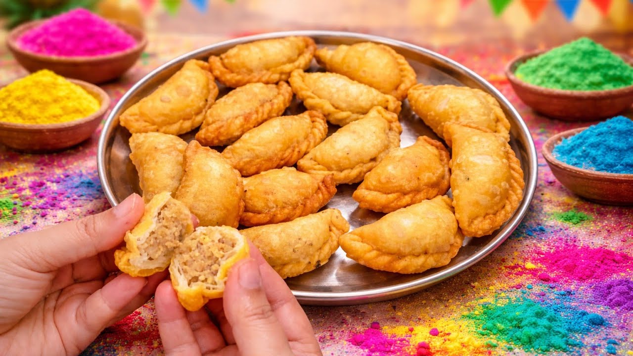 Mawa Gujiya Recipe | Holi Special Karanji | होली पर बनाइए मावा स्वादिष्ट गुजिया |