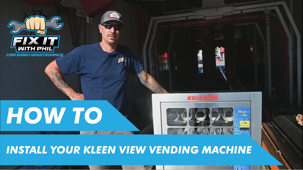 How to Install a Kleen-View Vending Machine - Fix it With Phil  | Kleen-Rite