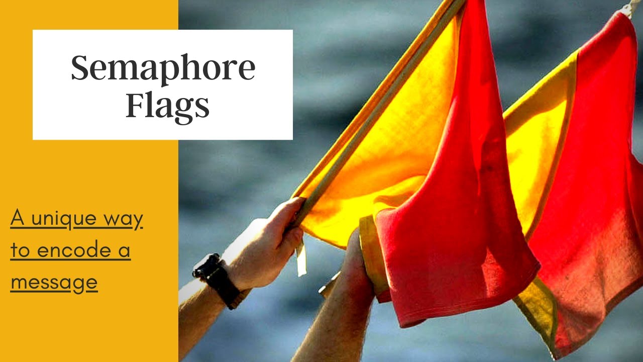 How to use Semaphore flags in a Treasure hunt