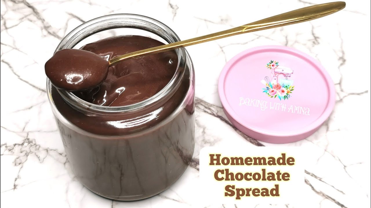 Homemade Chocolate Spread / Chocolate Icing Recipe @Baking With Amna