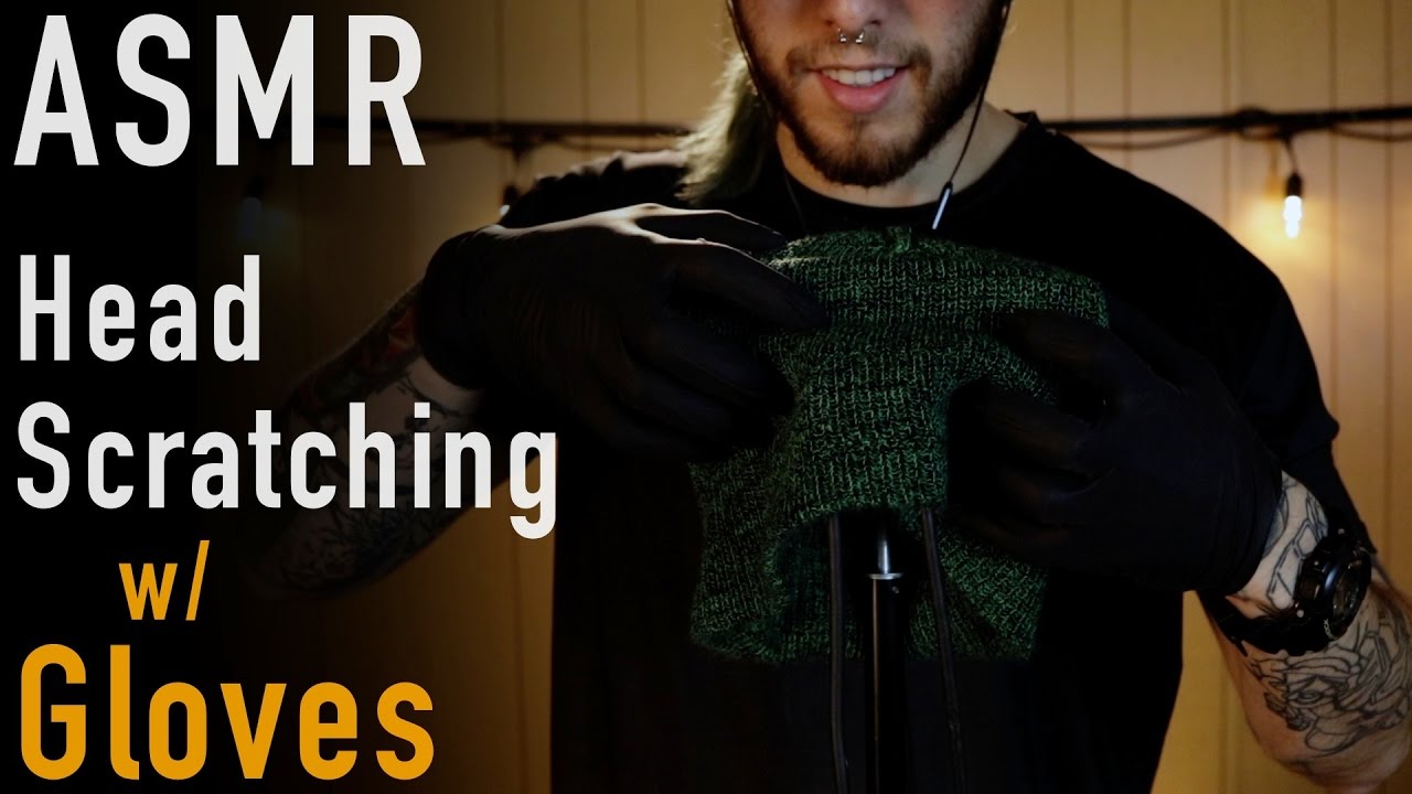 Head Scratching Sounds w/ Gloves | #6 | ASMR |