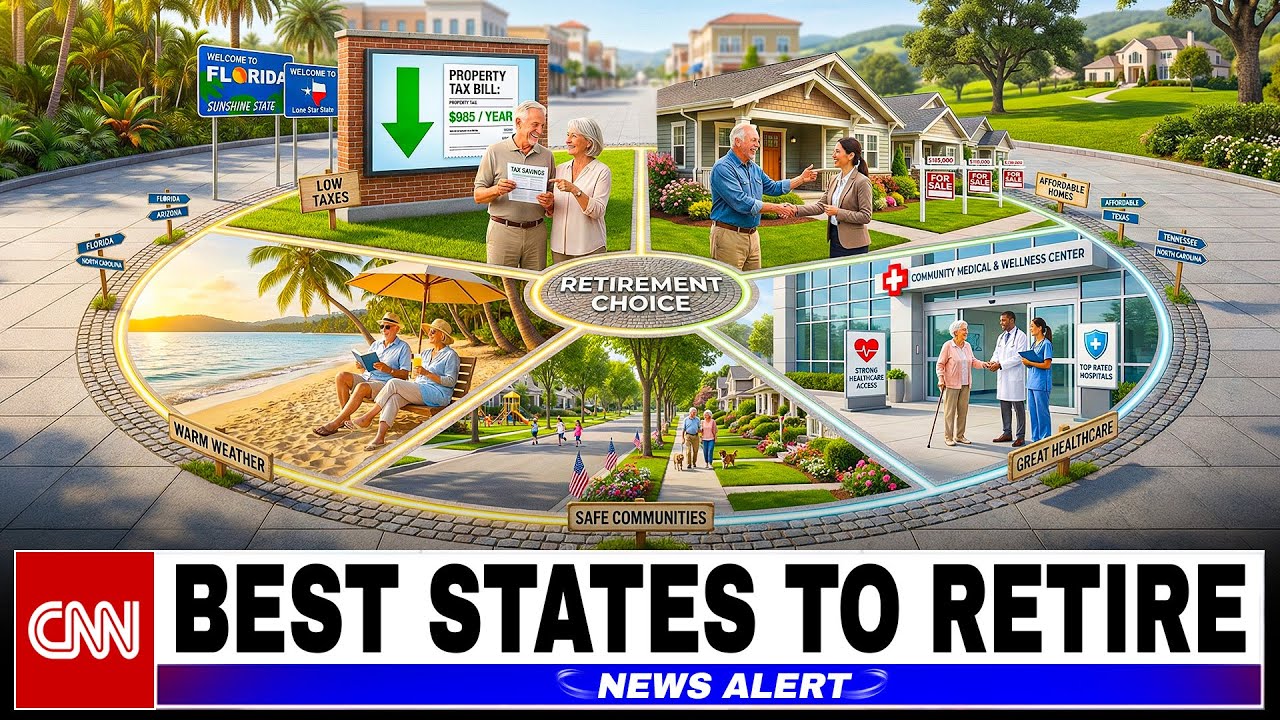 Top 10 States To Retire In The United States 2026 (Why They're Best)