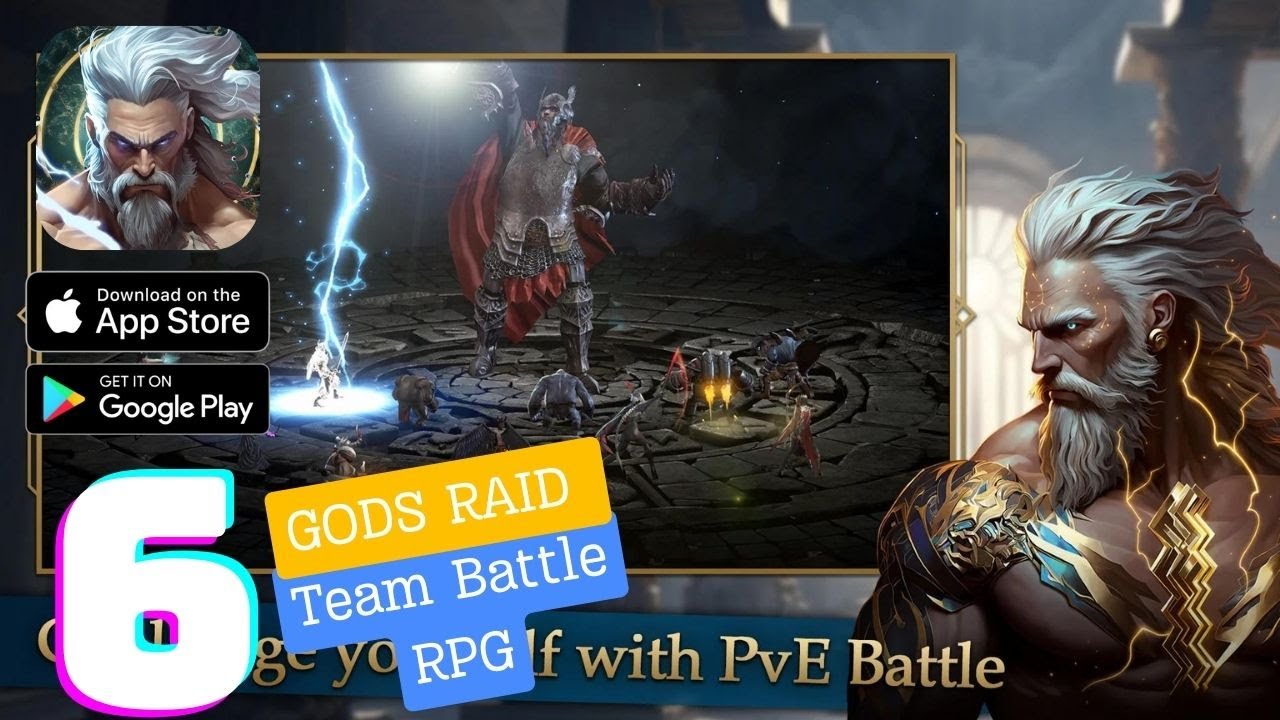 GODS RAID: Team Battle RPG Gameplay Walkthrough - Part 6 (iOS, Android)