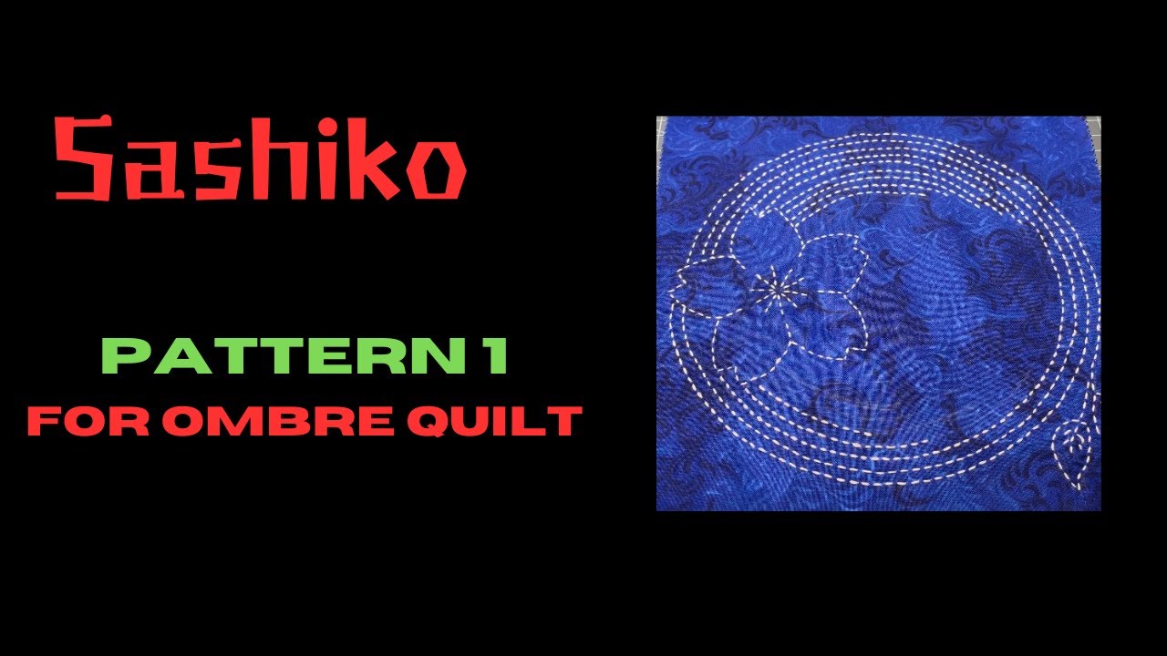 Add Japanese FLAIR to your Quilting Projects with Sashiko Embroidery -