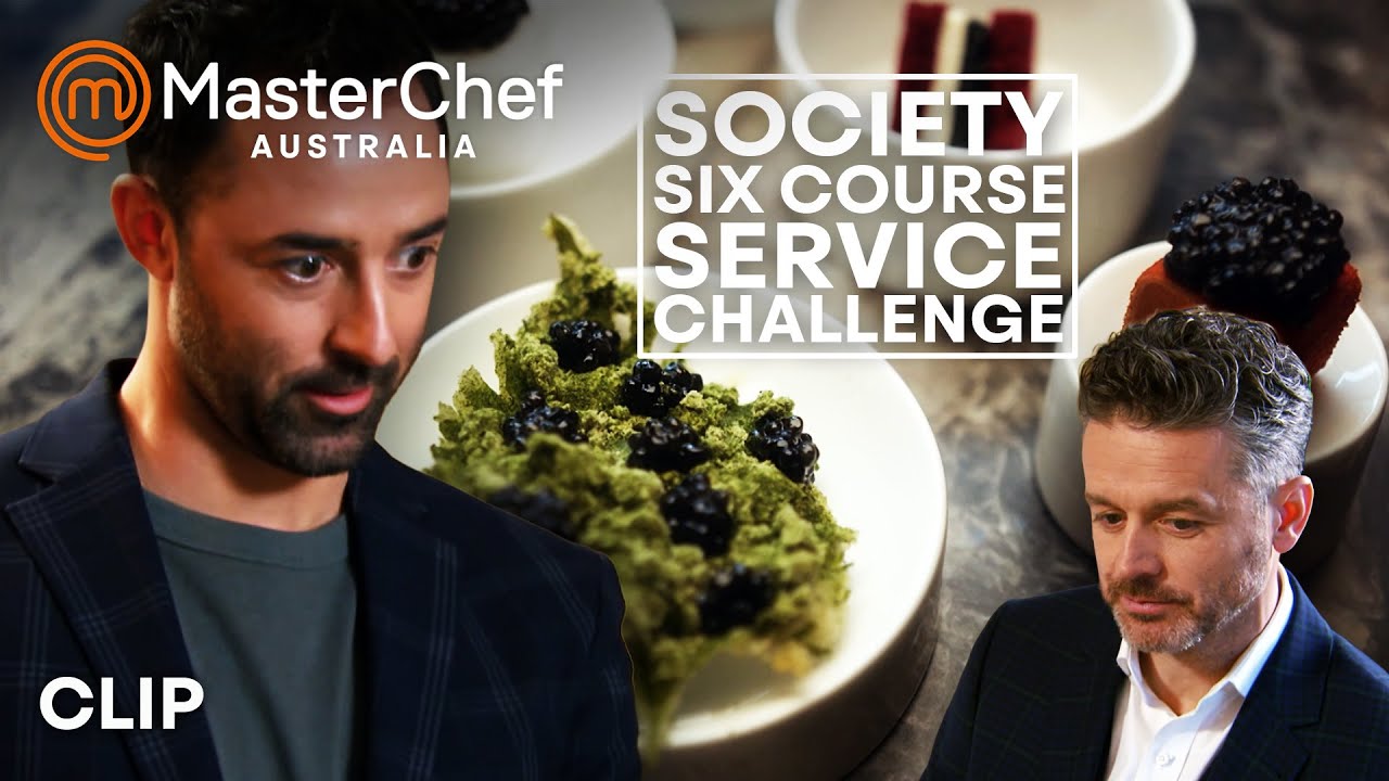 Society Six-Course Service Challenge | MasterChef Australia | MasterChef World