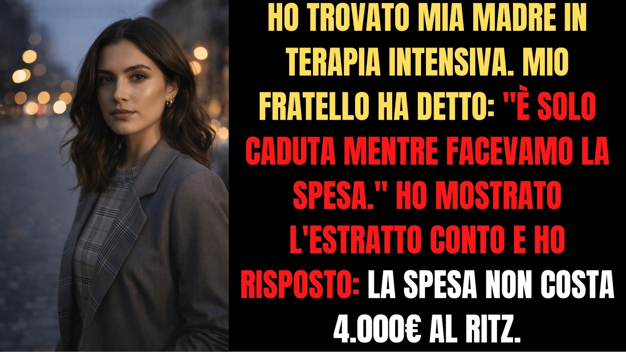 Hanno lasciato la mamma a morire per una Spa. La mia vendetta è stata spietata.