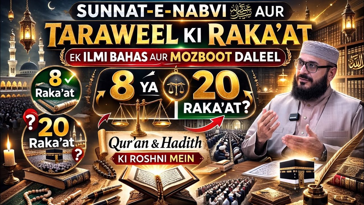 Taraweeh 8 Ya 20 Rakaat? | Sunnat-e-Nabvi ﷺ Ki Roshni Mein Ilmi Tahqeeq