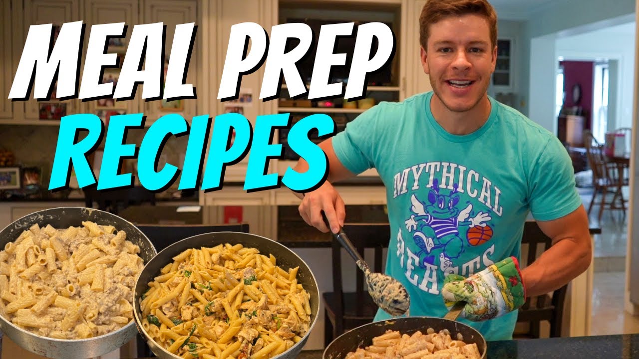 CHEESEBURGER PASTA & CREAMY CHICKEN PASTA | Full Recipes | Meal Prep To Build Muscle Lose Fat